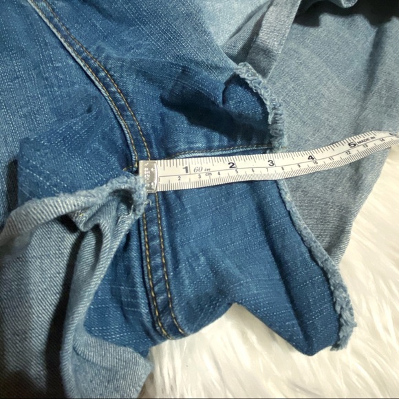 Torrid High Rise Distressed Jean Shorts - Picture 7 of 16